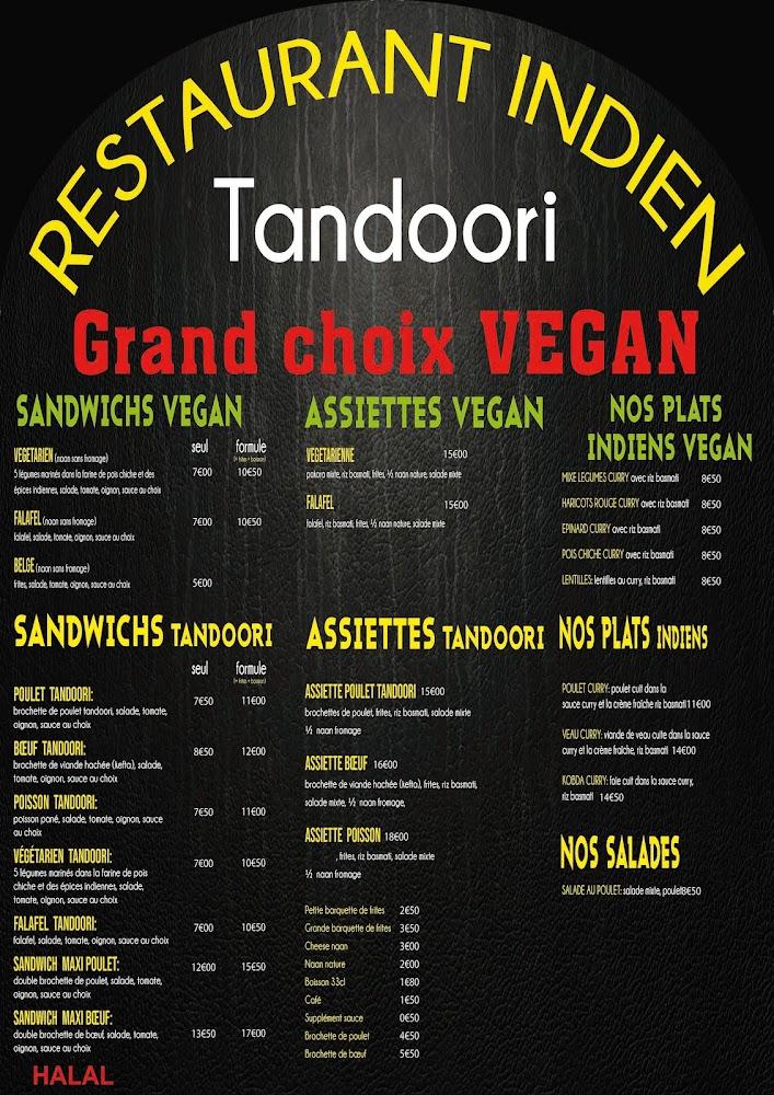 Tandoori - Menu Image 1